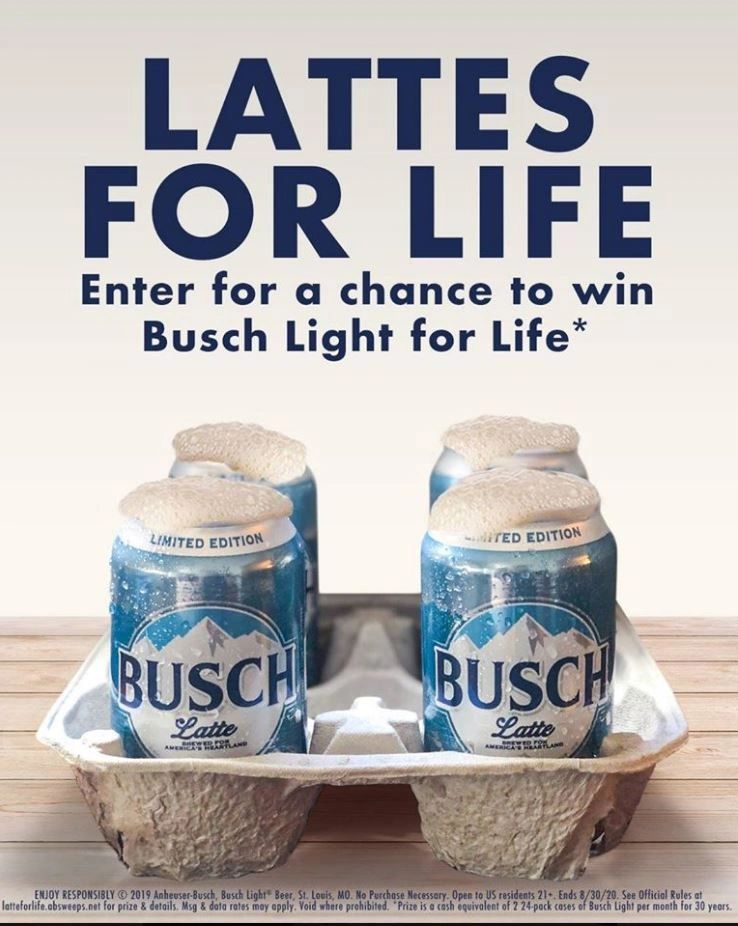 Busch latte where to buy 2020